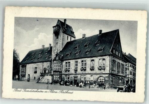 Bad Gandersheim Rathaus Oldtimer Fahrrad