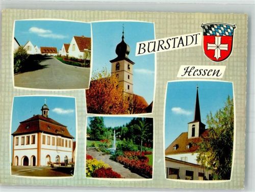 Bürstadt Kirche St. Michael Ev. Kirche Historisches Rathaus Siedlungsstraße Parkanlage Fotograf Wimmer