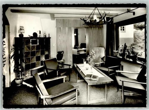 Zinse Pension Forsthaus Ort handschriftlich Foto Original aus Archiv eines Ansichtskartenverlages