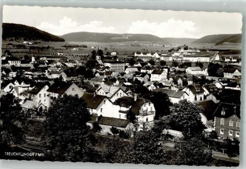 Treuchtlingen Panorama des Ortes mit der Markgrafenkirche