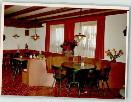 Maierhöfen Gasthaus Fluggenstube Gaststube Foto Original aus Archiv eines Ansichtskartenverlags Ort handschriftlich