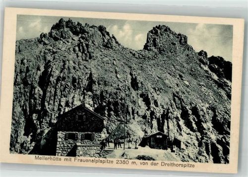 Meilerhütte Berghütte mit Frauenalplspitze Fotograf Irl