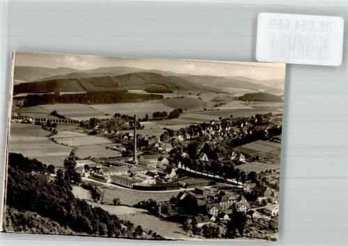 Sundern Fabrik Schornstein Foto Original aus Archiv eines Ansichtskartenverlages