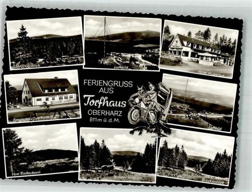 Torfhaus Fliegeraufnahme Hotel Hubertus Hotel Das Torfhaus Hexe und Teufel Motorrad