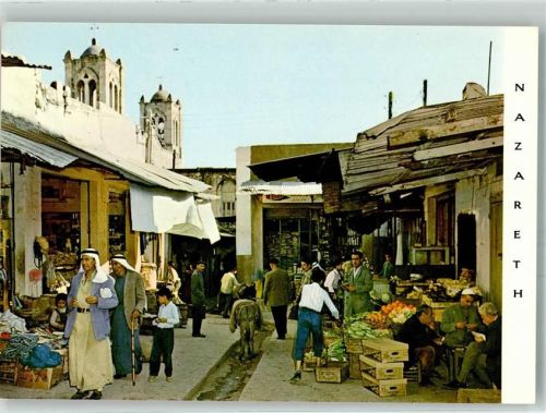 Nazareth Marktszene Tracht
