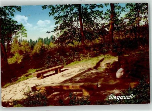 Netphen Die Siegquelle Foto Original aus Archiv eines Ansichtskartenverlages Ort lt. Recherche