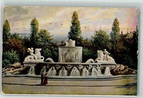 München 1925 No. 2160F Wittelsbacher Brunnen Maschinenstempel