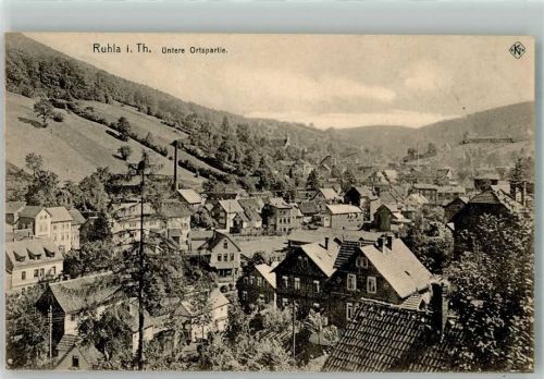 Ruhla 1907 Ortspartie