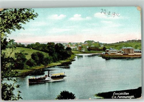 Enniskillen 1911 Raddampfer