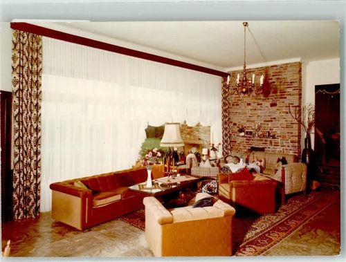 Weiskirchen Hotel Gut Heidehof Foto Original aus Archiv eines Ansichtskartenverlages Ort handschriftlich