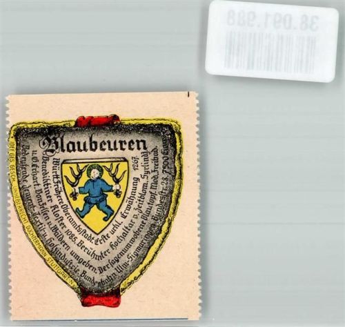 Blaubeuren Wappen Wappensammelmarke Nr. 57
