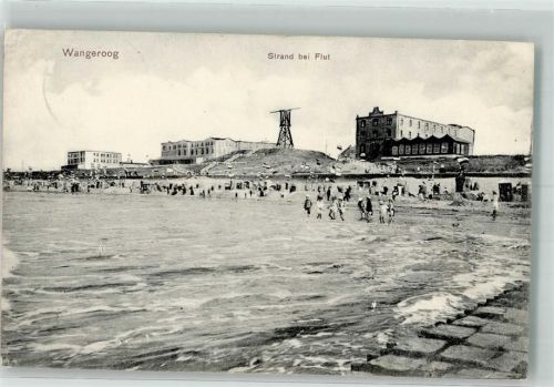 Wangerooge 1908 Bei Flut