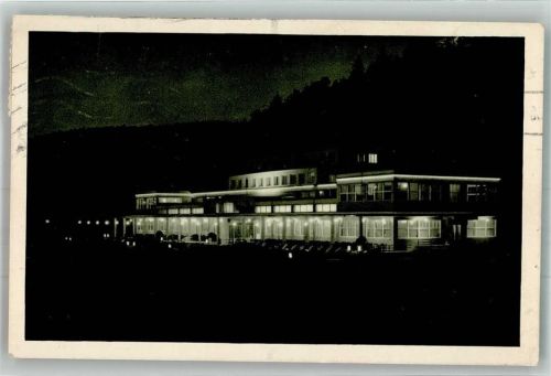 Lazne Luhacovice 1935 Gasthaus Gesellschaftshaus Nacht