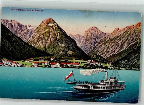 Pertisau 1923 Achensee Dampfschiff