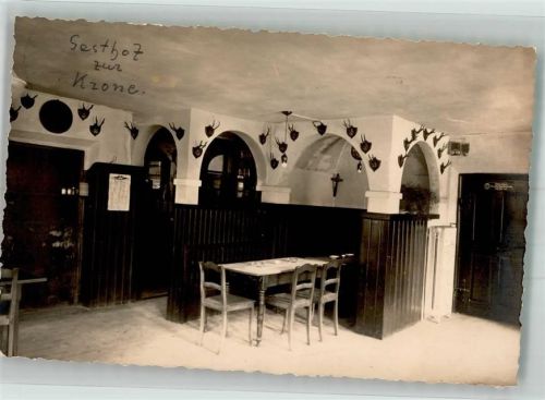 Thann Gasthaus zur Krone Ort handschriftlich