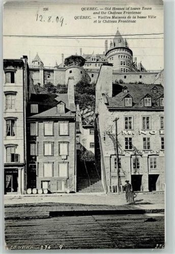 Quebec 1909 Schloss Frontenac
