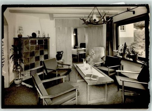 Zinse Pension Forsthaus Ort handschriftlich Foto Original aus Archiv eines Ansichtskartenverlages