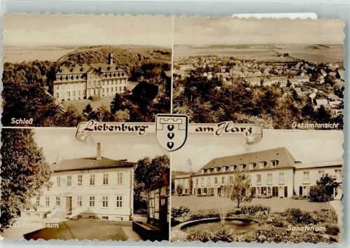 Liebenburg Schloss Sanatorium Landschulheim Foto Original aus Archiv eines Ansichtskartenverlages