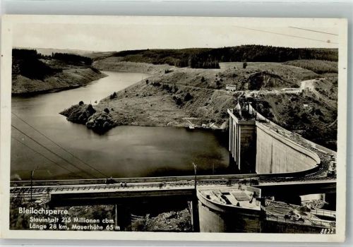 Schleiz 1930 Bleilochtalsperre