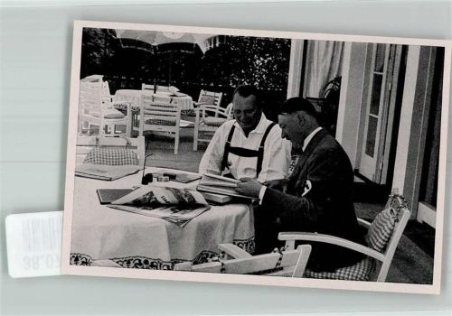 Obersalzberg Sammelbild Göring zu Besuch beim Führer Sammelwerk Nr. 15 Adolf Hitler Nr. 42 Gruppe 67