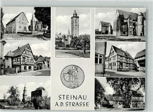 36396 W6497 Steinau an der Straße - Grimmhaus Reinhardskirche Rathaus