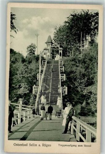 Ostseebad Sellin Treppe zum Strand