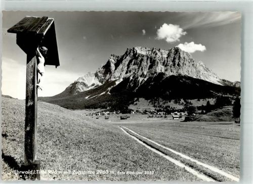 Ehrwald Foto Risch-Lau Wegkreuz