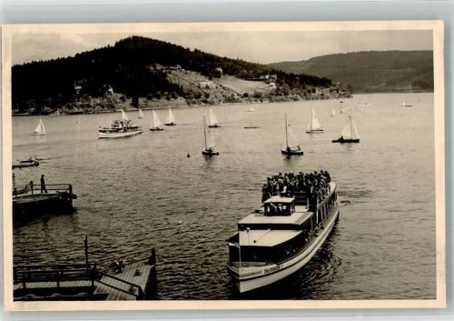 Saalburg Motorschiff Segelboote Stausee