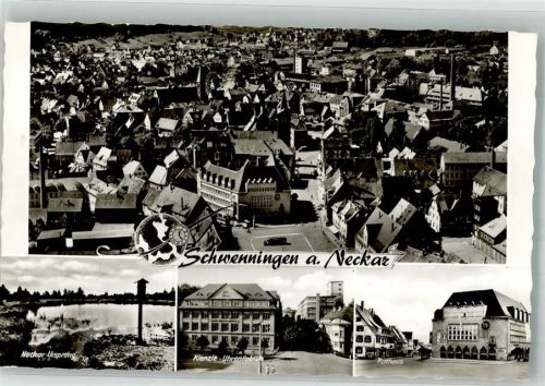 Schwenningen Uhren-Fabrik Kienzle Neckar-Ursprung Rathaus