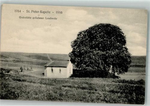 Dieuze Kirche St. Peter-Kapelle Grabstätte WK I 1914-1916 Ort lt. Fotograf Cartharius