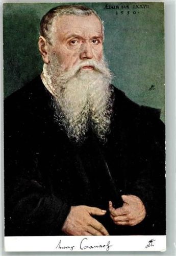 sign. Cranach, Lucas Selbstbildnis