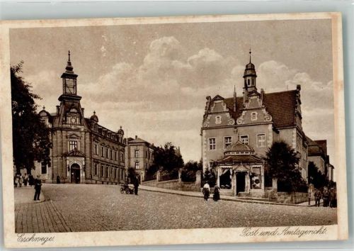 Eschwege 1918 Postamt Amtsgericht