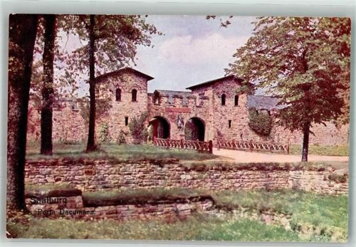 Saalburg 1911 Porta Decumena