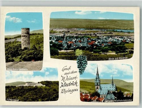 Kiedrich Burg Scharfenstein Wallfahrts- Kirche Hotel Ferienheim