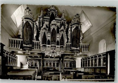 Altenbruch Inneres der Nikolaikirche Kirchenorgel