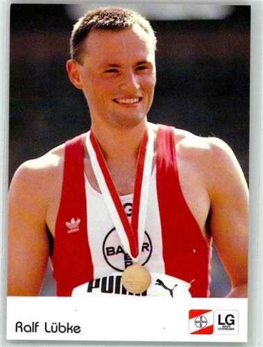 200-Meter Läufer Ralf Lübke im Trikot von LG Bayer Leverkusen