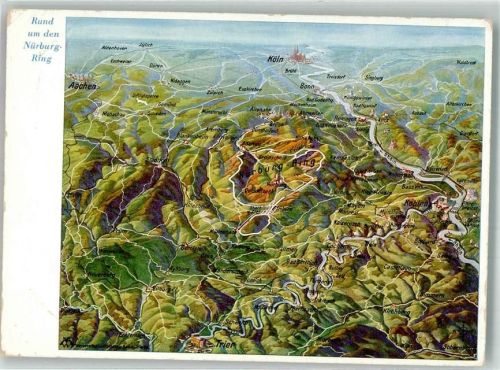 Nürburg Rund um den Nürbergring Karl Kollbach jr. Nr. 121