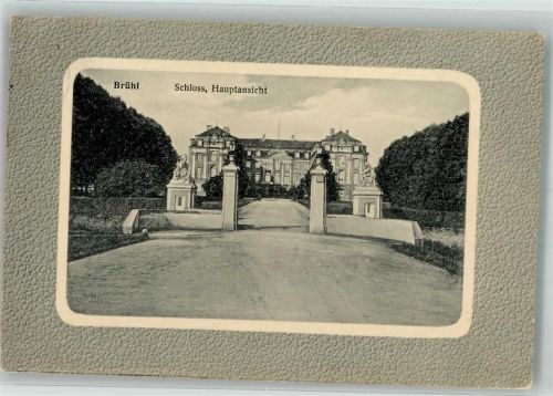 Brühl 1913 Schloss Hauptansicht