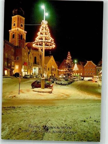 Cham Winter Weihnacht Neujahr Marktplatz