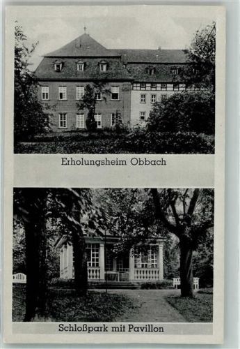 Obbach Pension Erholungsheim Schlosspark Pavillon