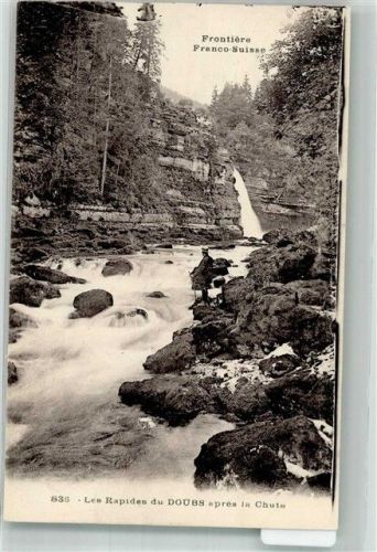 Villers-le-Lac Stromschnellen des Bassins du Doubs an der französisch-schweizerischen Grenze
