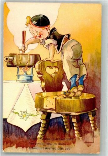Humor E feins Fondue machsch mit Serie No. 3
