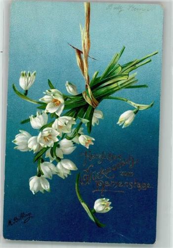1905 Namenstag Ein Strauß weißer Wiesenblumen Serie 1081 Lieblingsblumen Koch & Bitriol