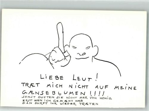 sign. Gulbransson Olaf 1873-1958 Liebe Leut