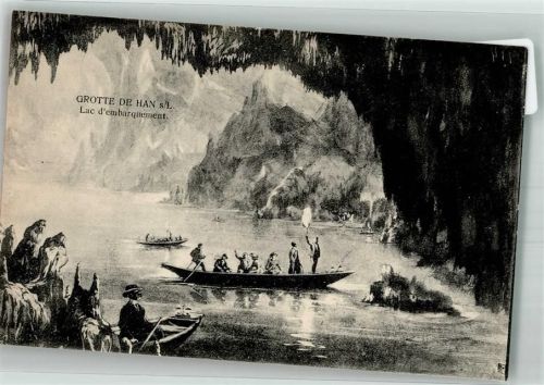 Rochefort Grotte de han Lac d´embarquement