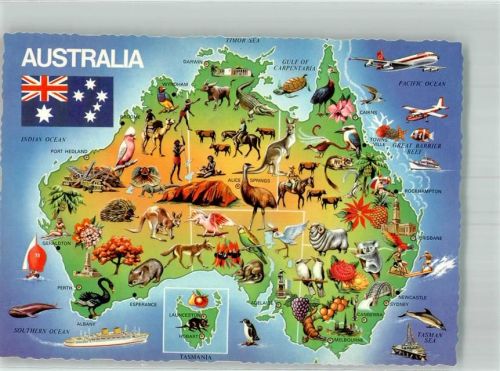Sydney Landkarte Australien