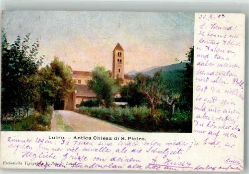 Luino 1903 Kirche