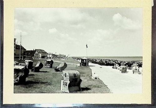 Duhnen Foto montiert auf Karton Grünstrand Fotograf Otto Schulze