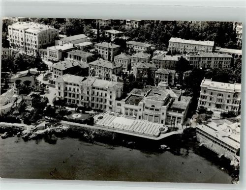 Opatija 1962 Fliegeraufnahme