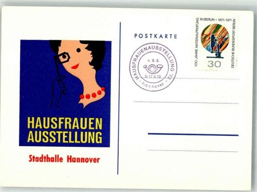 Hannover Hausfrauen Ausstellung Stadthalle 9.9-17.9.72